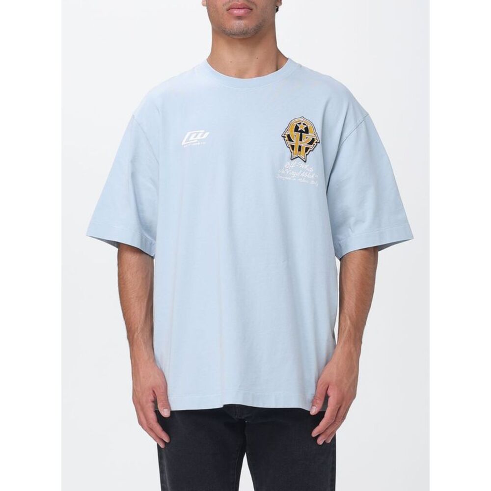 Off-White T-Shirt Men Blue